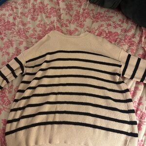 Buckle Brand oversized striped sweater